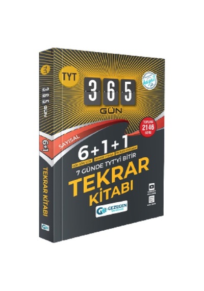 Gezegen Yayınları Tyt Sayısal 365 Tekrar Kitabı