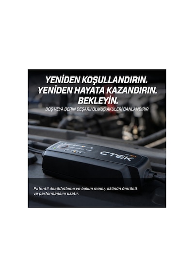 Nxt 5 Akıllı Akü Şarj Cihazı 12v 5a, Kurşun Asit Ve Lifepo₄ Lityum Akü Uyumlu, Agm Optimizasyonu