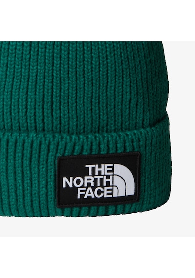 The North Face Logo Box Cuffed Unisex Yeşil Bere Nf0a8chenl11 Yeşil