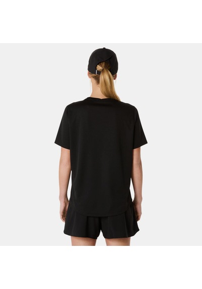 Asics Asıcs Sılver Ss Top Kadın Black/obsidian Grey Kısa Kollu Tshirt 2012d144-001