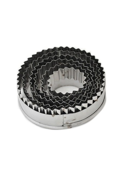 Volovan Set Metal Yuvarlak Dişli 6 Lı Metalik
