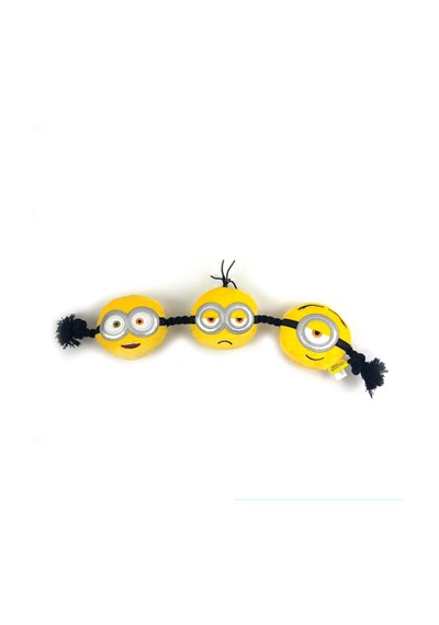 Happy Pet Minions 3-head Rope Tug Lisanslı İpli Köpek Oyuncağı
