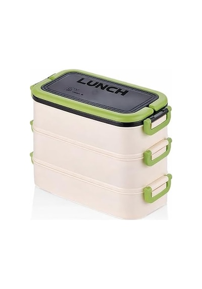 3 Katlı Taşınabilir Yemek Kabı, Lunch Box, Diyet Beslenme Kutusu, Çatal Kaşık Dahil, Bpa İçermez 19 X 16,5 X 11,5 Cm Yeşil Bakır 3 Katlı Taşınabilir Yemek Kabı, Lunch Box, Diyet Beslenme Kutusu, Çatal Kaşık Dahil, Bpa İçermez 19 X 16,5 X 11,5 Cm Yeşil Bakır