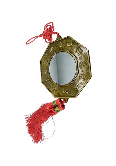 Çin Feng Shui Bagua Ayna 12x40 Cm