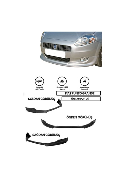 Fiat Punto Ön Ek Plastik Boyasız