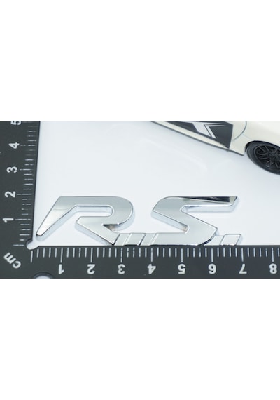 Dk Tuning Rs Bagaj 3m Krom Metal Logo Arma Renault İle Uyumlu