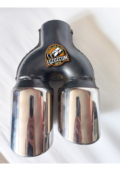 90 Mm Içi Boş Sağ Çıkışlı Egzoz Eksoz Ucu