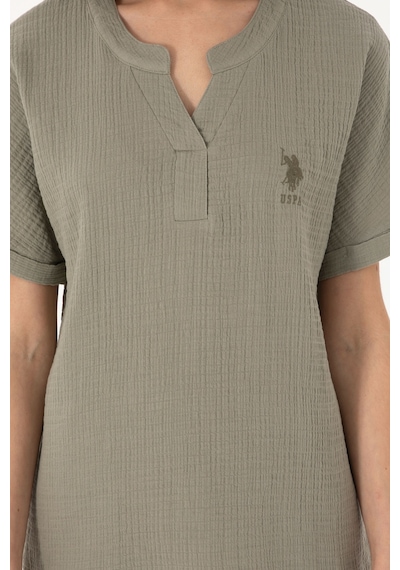 U.s. Polo Assn. Kadın Haki Pijama Takım 50312905-vr027 Haki U.s. Polo Assn. Kadın Haki Pijama Takım 50312905-vr027 Haki
