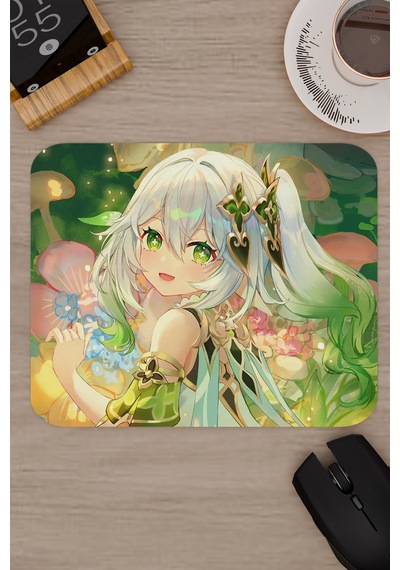 Nahida Genshin Impact Anime Gacha V1 - 22x18 Gaming Mouse Pad Fare Altlığı