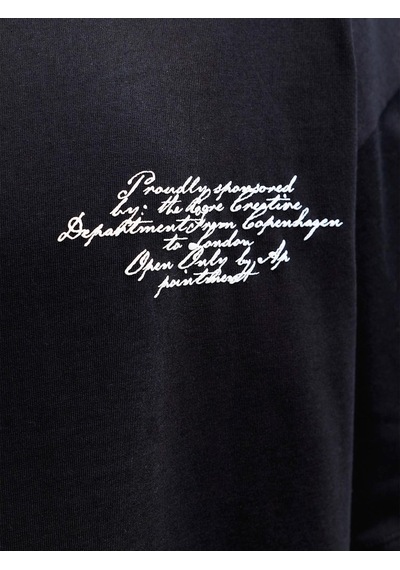 Jack & Jones Dust Script Erkek Siyah Tişört 12292982-b Siyah