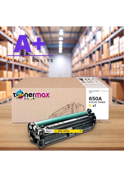 Hp 650a Ce272a Sarı Uyumlu Toner A Plus / Color Laserjet Enterprise Cp5525 / M750