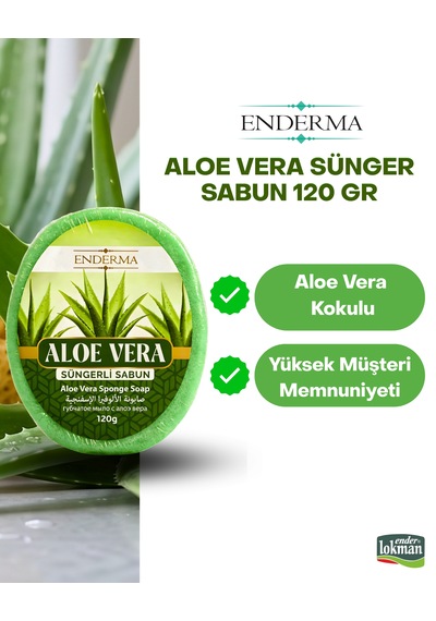Aloe Vera Süngerli Sabun 120gr