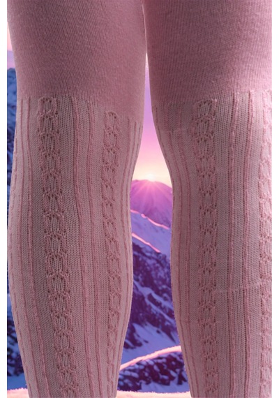Kardeşler Çorap Kız Çoçuk Pamuklu Zincir Desen Külotlu Çorap Pembe Pembe-zncr - 624867508 Pembe-zncr