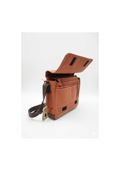 Dark Cotton Boıse Computer Bag Omuz Çantası Kiremit