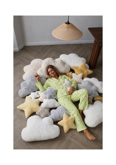 Fit Women Kadın Puantiyeli Ev Giyimi Yeşil Pijama Takımı
