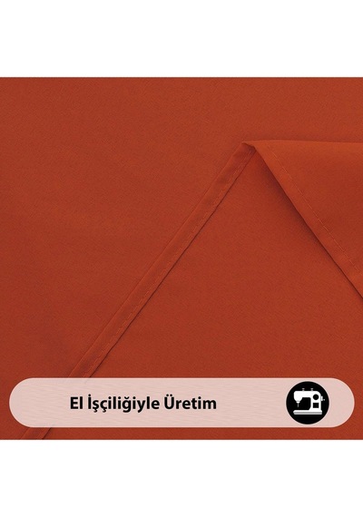 Sıvı Geçirmez Dertsiz Masa Örtüsü Kiremit