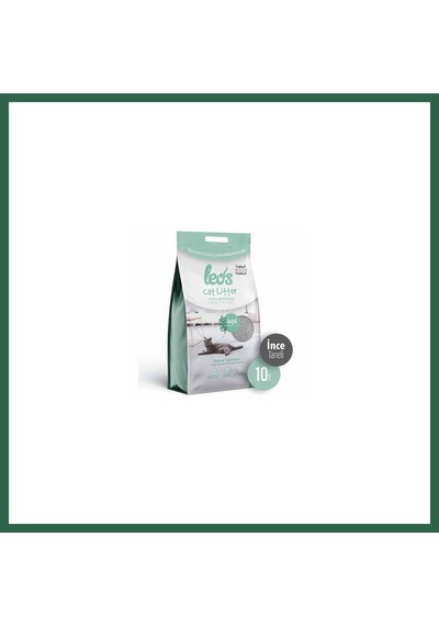 Leos Cat Litter Doğal Bentonit İnce Taneli Kedi Kumu 10 Lt Bzs01