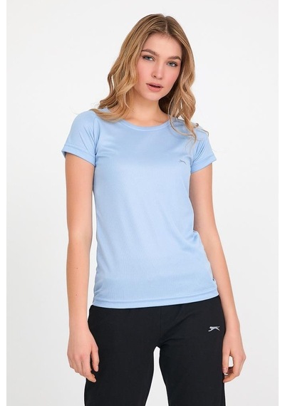 Slazenger Kadın Tişört Relax Kadın T-Shirt A.Mavi
