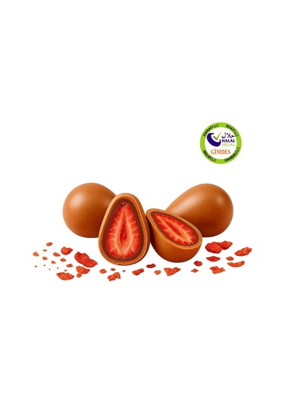 Milat Sütlü Çikolatalı Çilek Draje 1 KG