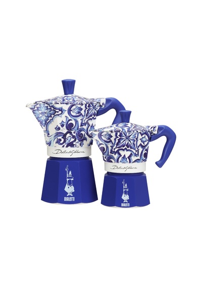 Bialetti Moka Express Dolce Gabbana Akdeniz Mavisi 3 Cup