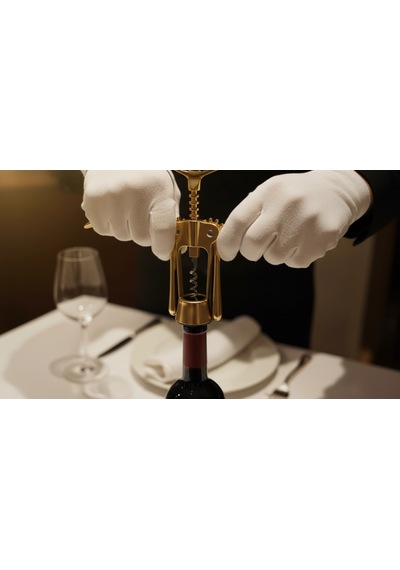 Sarı Professional Krom Tirbuşon Metal-döküm-otel -restaurant-cafe Renkli
