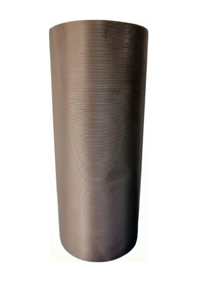 ALMITAL 48 Cm X 1 M Antrasit Çizgi Desenli Suni Deri, Çekmece