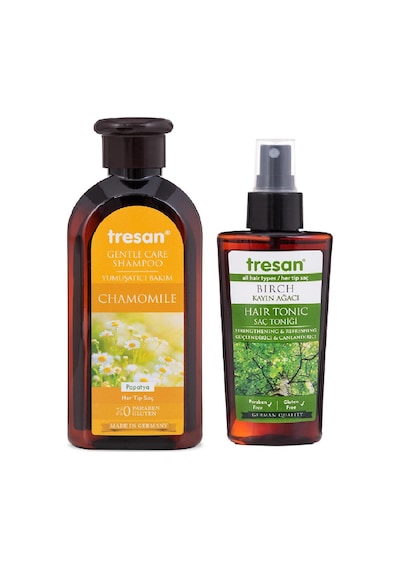 Tresan Her Saç Tipi İçin Papatya Şampuanı 300 ML + Tresan K.ağacı Özlüsaç Toniği 125 ML