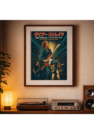 Dire Straits Limited Edition Pop Art Poster