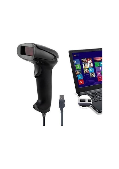 Usb Barkot Barkod Okuyucu Tetikli El Tipi Ccd