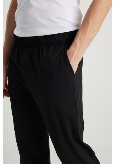 AC&Co / Altınyıldız Classics Erkek Sıyah Beyaz Pamuklu Rahat V Yaka Beli Lastikli Cepli Pijama Takımı Sıyah Beyaz Siyah - Beyaz AC&Co / Altınyıldız Classics Erkek Sıyah Beyaz Pamuklu Rahat V Yaka Beli Lastikli Cepli Pijama Takımı Sıyah Beyaz Siyah - Beyaz