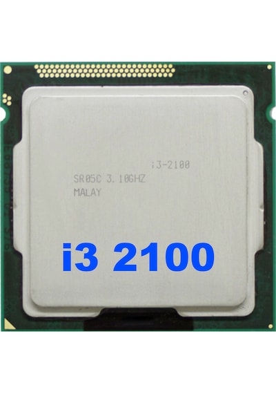 Core I3 2100 Cpu Lga1155 İşlemci 3mb B75 Madencilik Anakartı İçin