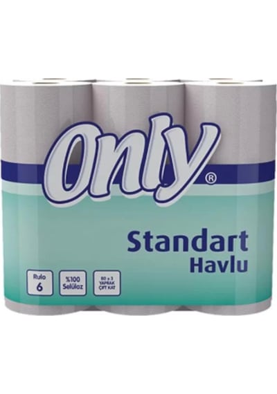Only Standart Rulo Havlu 6'lı