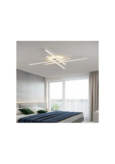 Beyaz Led Tavan Lambası 3000k Sarı Işık Modern Avize
