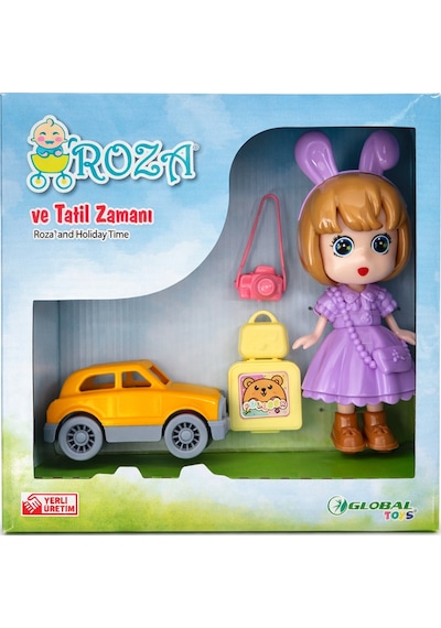 Toyx Roza Oyuncak Bebek Seti – Tatil Temalı Aksesuarlı Oyuncak Seti 3+ Yaş