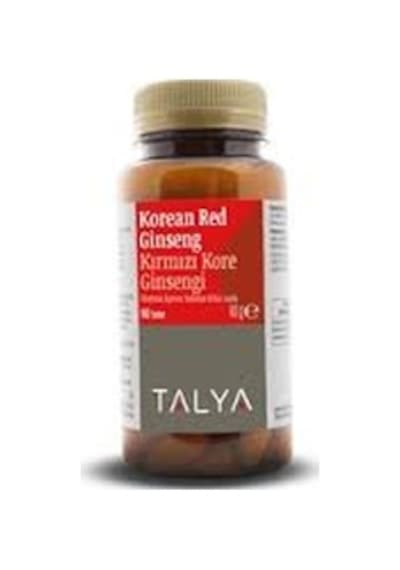Talya  Korean Red Ginseng Kırmızı Kore Ginsengi Eki İçeren Takviye Edici Gıda 60 Tablet
