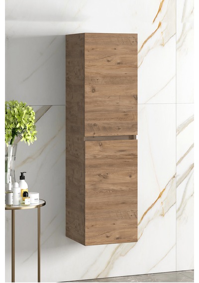 Yıldız 35 130 Cm Atlantik Çam Mdf Asma Banyo Boy Dolabı Atlantik - Çam