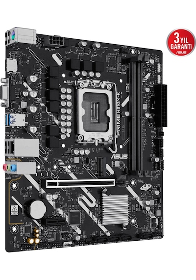 Asus Prıme H810m-k, 2xddr5, M.2, Hdmı, D-sub, Lga1851 Soket, Atx Anakart