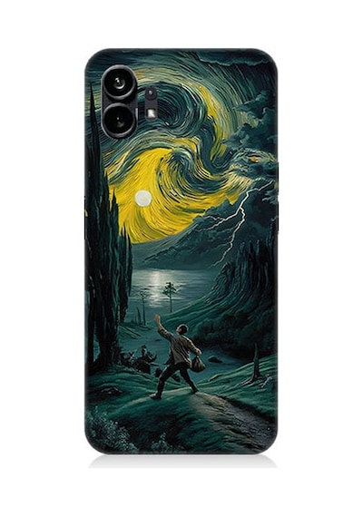 Nothing Phone 1 Van Gogh Yolu Desenli Silikon Kılıf