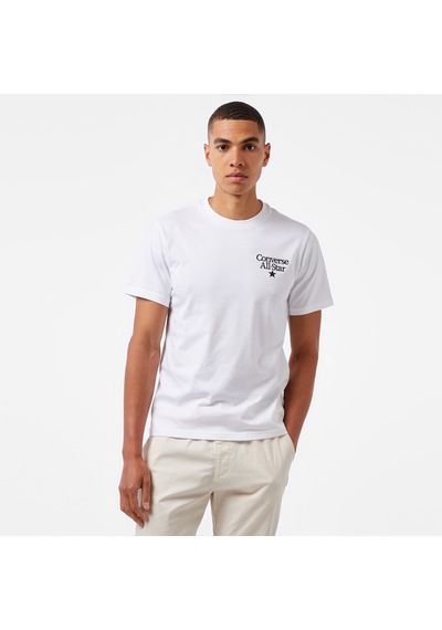 Converse All Star Erkek Beyaz T-shirt