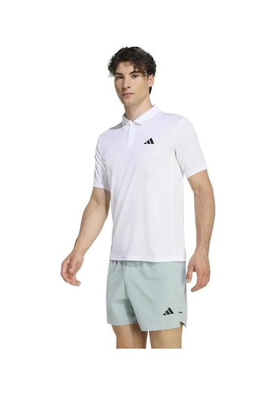Adidas Erkek Polo Yaka Tişört Workout Essentials Basic Beyaz