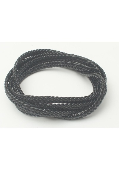 3x10-4x10 Mm Yassı Örgülü Suni Deri Kordon 5 Metre 3 Mm / Siyah