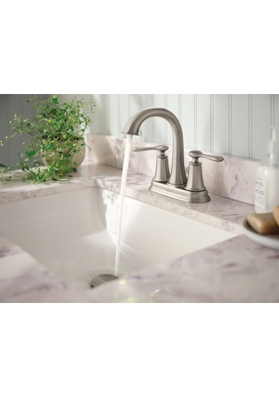 Moen 84092srn Ellicott 4 "lavabo Bataryası, Spot Dirençli Fırçala Diğer
