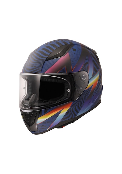 Ls2 Rapid 2 Optik Kapalı Motosiklet Kaskı Mavi - Mor
