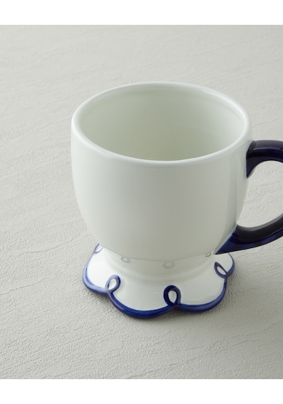English Home Lovely Loop Dolomite Kupa 320 Ml Lacivert