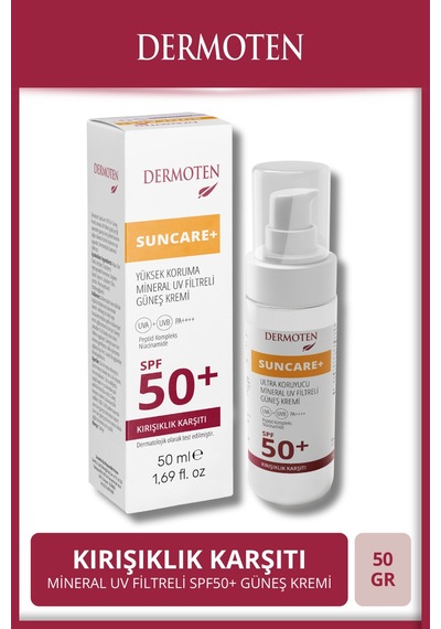 Kırışıklık, Yaşlanma Karşıtı Güneş Kremi Suncare+ Spf 50+ Faktör Anti Aging Güneş Kremi 50ml