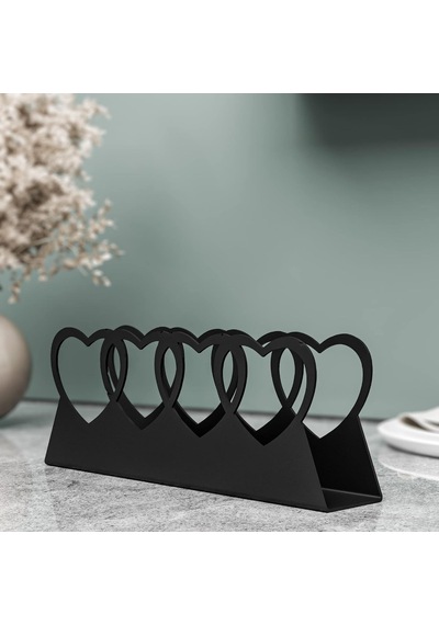 Kalpli Sofra, Yemek Restoran, Mutfak Metal Peçetelik, Hastane Cafe Dispenser, Peçete Mendil Tutucu, Siyah Kumaş Mendil Peçete Standı Çok Renkli