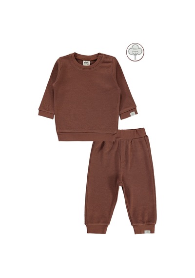 Civil Baby Erkek Bebek Takım 3-18 Ay Kahverengi  17330F521Y31 Kahverengi