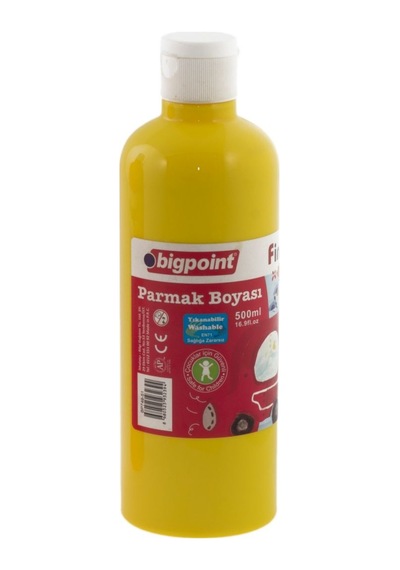 Bigpoint 500 ML Sarı Parmak Boyası