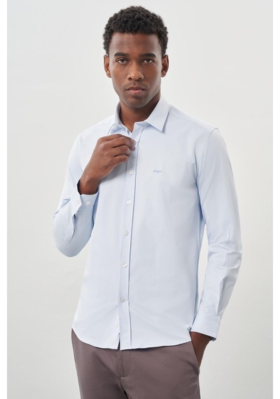 İmza Koyu Mavi Uzun Kollu Sert Yaka Cepsiz Pamuklu Likralı Klasik Slim Fit Dar Kesim Gömlek 1004245234 Koyu Mavi İmza Koyu Mavi Uzun Kollu Sert Yaka Cepsiz Pamuklu Likralı Klasik Slim Fit Dar Kesim Gömlek 1004245234 Koyu Mavi
