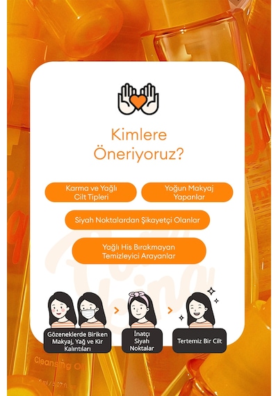 Gözenek Arındıran & Siyah Nokta Karşıtı Temizleme Yağı A'pıeu Pore King Minji Cleansing Oil 60672399